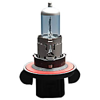 809009 Driver and Passenger Side Super White Series Halogen H13 Headlight Bulb, Set of 2