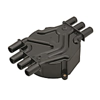 120142 Distributor Cap - Black, Direct Fit, Sold Individually
