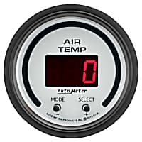 5758 Phantom Series Gauge, Air Temp, Dual, 2 1/16in. 0-300f, Digital, Phantom Series