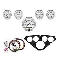 7049-OTW Direct Fit Dash Kit, Chevy Truck 55-59, Mph/Fuel/Oilp/Wtmp/Bat, Otw