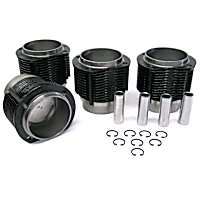 008 11 86PS Piston and Cylinder Set (1750, 86.0 mm Big Bore, Four Ring Pistons, 8.8