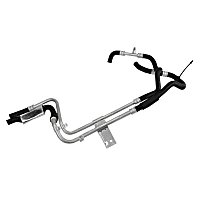 10261147 GM Original Equipment Series Heater Hose - Aluminum and rubber, Direct Fit, Sold individually