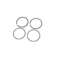 12631194 Piston Ring Set - Direct Fit, Set