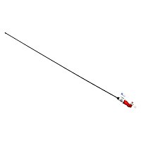 15183801 Genuine GM Parts Series Automatic Transmission Dipstick - Red, Steel, Non-locking, Sold individually