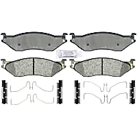 17D1066MH 2-Wheel Set Semi-Metallic Brake Pads, DuraStop Series