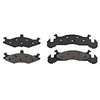 17D221M Front Advantage Series Semi-metallic Brake Pad Set