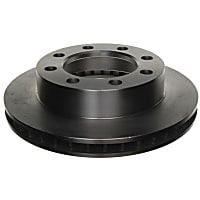 18A103A Front, Driver or Passenger Side Brake Disc, Plain Surface, Vented,, Advantage Series
