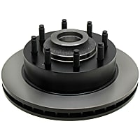 18A1087 Front, Driver or Passenger Side Brake Disc, Plain Surface,, DuraStop Series