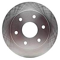18A258A Front, Driver or Passenger Side Brake Disc, Plain Surface, Vented, 6 Lugs Advantage Series