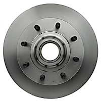 18A723A Front, Driver or Passenger Side Brake Disc, Plain Surface, Vented, 8 Lugs 13.3 in. Advantage Series