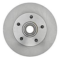 18A807A Front, Driver or Passenger Side Brake Disc, Plain Surface, Advantage Series