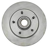 18A87A Front, Driver or Passenger Side Brake Disc, Plain Surface, Vented, 5 Lugs Advantage Series