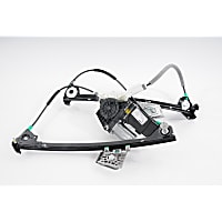 22895755 Front, Driver Side Power Window Regulator, With Motor