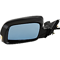 Driver Side Mirror, Power, Manual Folding, Heated, Paintable, In-housing Signal Light, With memory, Without Puddle Light, Without Auto-Dimming, Without Blind Spot Feature