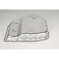 24222657 Transmission Pan - Polished, Steel, Stock Depth, Direct Fit, Sold individually