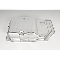 24226851 GM Original Equipment Series Transmission Pan - Polished, Steel, Stock Depth, Direct Fit, Sold individually