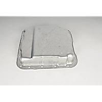 24240207 GM Original Equipment Series Transmission Pan - Natural, Steel, Stock Depth, Direct Fit, Sold individually