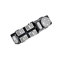 25654378 Front, Driver Side OE Replacement Series Window Switch Gray