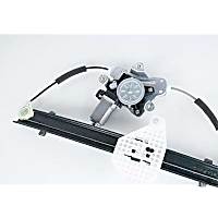 25926016 Front, Passenger Side GM Original Equipment Series Power Window Regulator, With Motor
