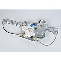 25980844 Rear, Passenger Side GM Original Equipment Series Power Window Regulator, With Motor