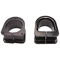 45G24075 Professional Series Steering Rack Bushing - Black, Thermoplastic, Direct Fit, Set of 2