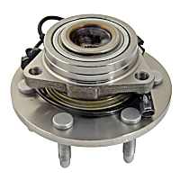 515096A Front Wheel Hub, 6 Lugs, With Bearing, Sensor Included, Gold Series