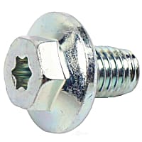 55577568 OE Replacement Series Oil Drain Plug - Silver, Steel, Direct Fit, Sold Individually