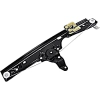 84973075 Rear, Driver Side Window Regulator, With Motor