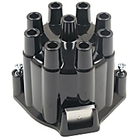 C349 Distributor Cap - Black, Direct Fit, Sold individually