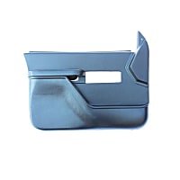 2054L Front, Driver Side Door Trim Panel - Black