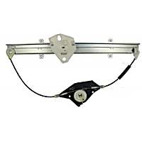 381346 Front, Driver Side OE Replacement Series Power Window Regulator, Without Motor