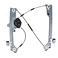 382044 Front, Driver Side Power Window Regulator, With Motor