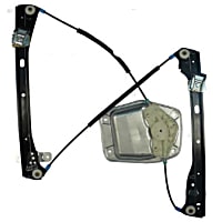 384845 Front, Passenger Side OE Replacement Series Power Window Regulator, Without Motor