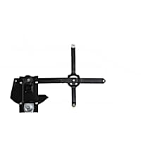 81901 Front, Driver Side OE Replacement Series Manual Window Regulator, Hand-Crank Type