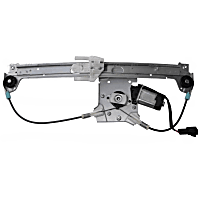 82262 Rear, Driver Side OE Replacement Series Power Window Regulator, With Motor