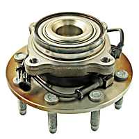 SP580310A Front Wheel Hub, 8 Lugs, With Bearing, Sensor Included,, Gold Series