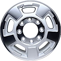 ALY05500U10N Aluminum Silver Wheel, 17 in. X 7.5 in., 8 x 180 mm Bolt Pattern