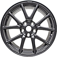 ALY96276U35N Aluminum Gray Wheel, 18 in. X 8.5 in., 5 x 4.5 in. Bolt Pattern