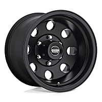 AR1725785B Aluminum Black Wheel, 15 in. X 7 in., 5 x 5.5 Bolt Pattern