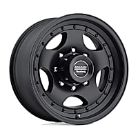 Aluminum Black Wheel, 16 in. x 7 in., 8 x 6.5 in. Bolt Pattern - 