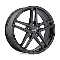 Aluminum Black Wheel, 16 in. x 7 in., 5 x 4.5 in. Bolt Pattern - 