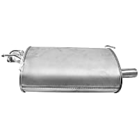 Rear, Driver Side Muffler, 6 Cyl 3.2L