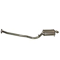 Rear, Passenger Side Muffler, Natural, 6 Cyl 3.0L