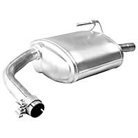 Passenger Side Muffler, Sedan, OE Design, 4 Cyl 2.5L