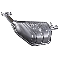 Driver Side Muffler, OE Design, 6 Cyl 3.7L