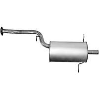 Rear Muffler, Natural, 4 Cyl 2.5L