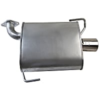 Rear Muffler, OE Design, 4 Cyl 2.5L