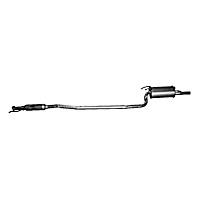 Rear Muffler, Natural, 4 Cyl 2.3L
