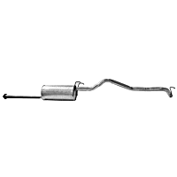 Rear Muffler, Natural, 6 Cyl 3.4L
