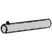 Exhaust Tip - OE, Aluminized Steel, OE, Direct Fit, Sold individually